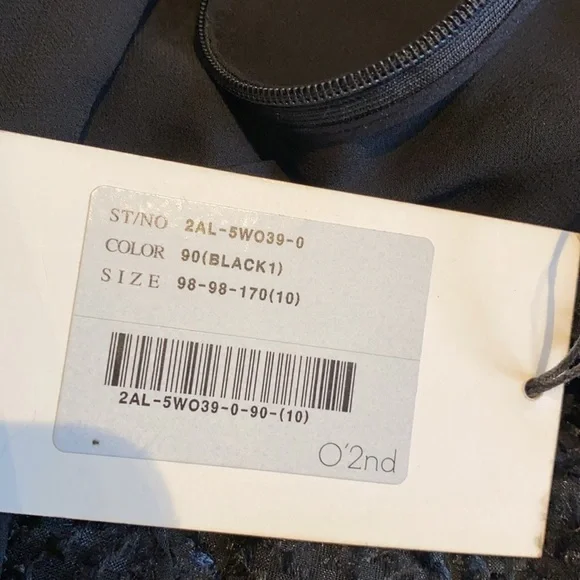 O’2nd x Barney’s Coop black cocktail dress 10 - Picture 8 of 11